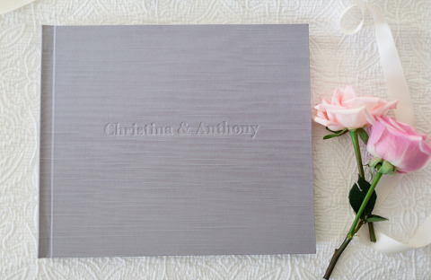 Silk Cover Wedding Album | Corina V. Photography
